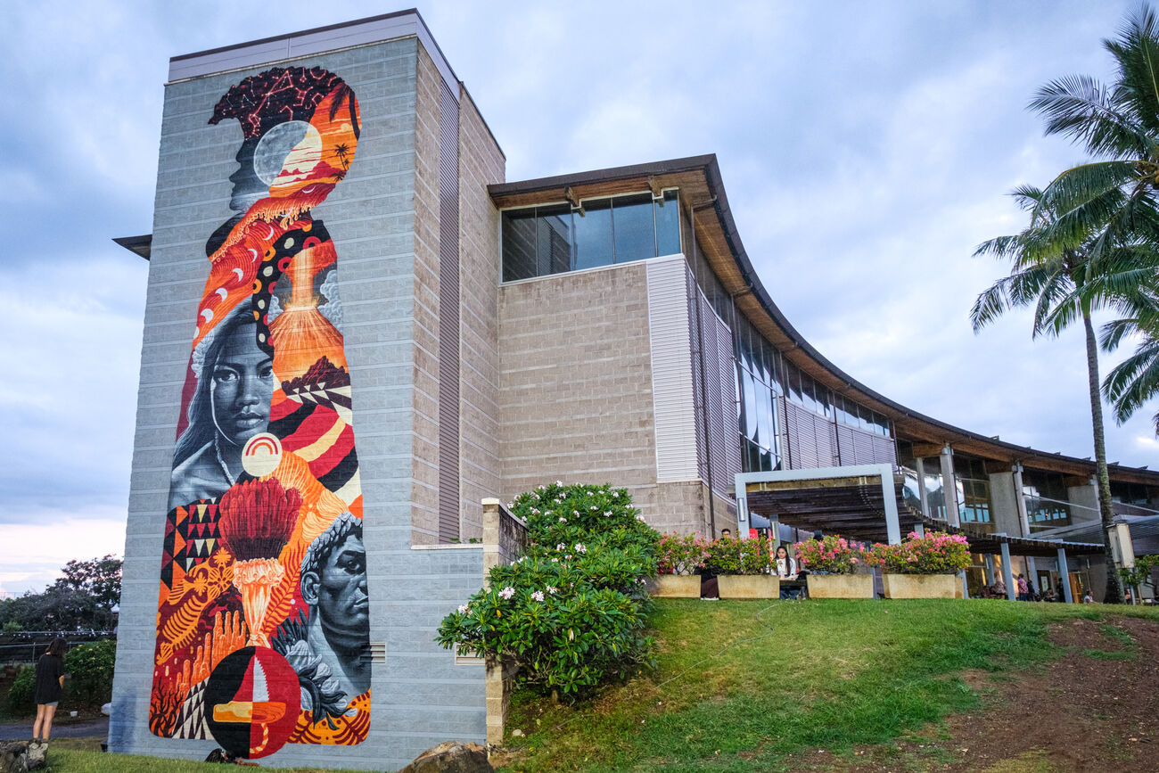 A woman gives the keys to her Lexus car to the valet at Ala Moana Shopping Center.